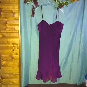 JS Collections Silk Cocktail/Prom Dress